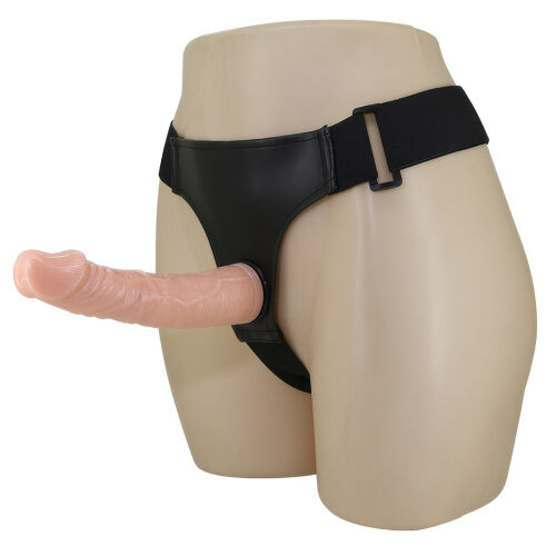Strap-on öv realistikus pénisszel pegginghez 20 cm - 75528100