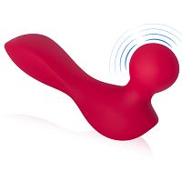 Piros mini masszírozó nőknek, pálca, 10 vibrációs opcióval - 78493416 - 7