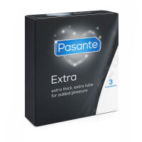 Pasante extra erős óvszerek további síkosítással 3 db - 74547577 - 2