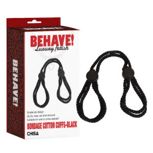 Fekete pamut BDSM kötél kezdőknek - 75530313