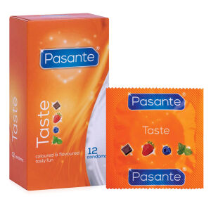 Pasante Taste ízesített óvszerek 12 db - 72532246