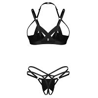 Obsessive Keira Lise fehérnemű nyitott melltartó és tanga - 72196136 - 11