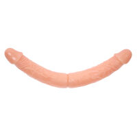Dupla realisztikus, hajlékony, testszínű dildó pároknak 36 cm - 71519872 - 4