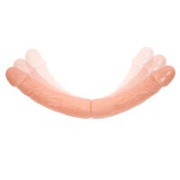 Dupla realisztikus, hajlékony, testszínű dildó pároknak 36 cm - 71519872 - 2