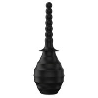 Fekete körte alakú beöntő irrigátor anális szexhez 330 ml - 73026801 - 3