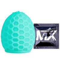 Kék zselés maszturbációs tojás síkosítóval férfiaknak - 78142419 - 4