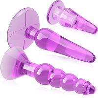 6 DB ANÁLIS DÚGÓK, DÚGÓK A VÉGBÉLBE, ANAL PLUG FOGÓVAL - 72023068 - 3