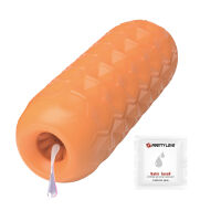 Narancssárga gél férfimasturbátor stimuláló golyókkal - 78647783 - 4